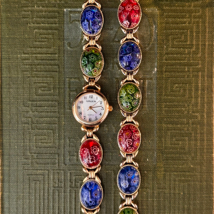 Gold Watch with Matching Bracelet
