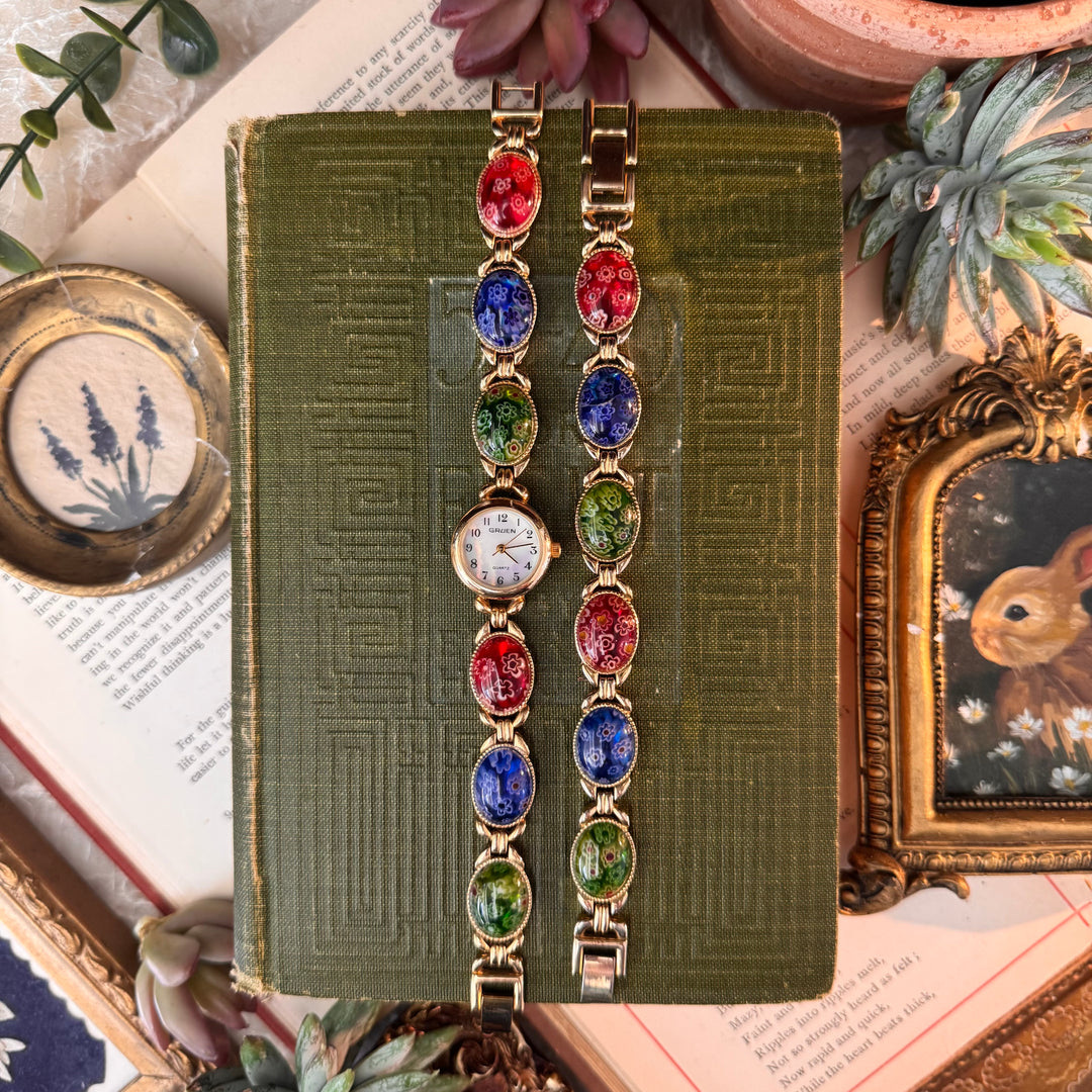 Gold Watch with Matching Bracelet