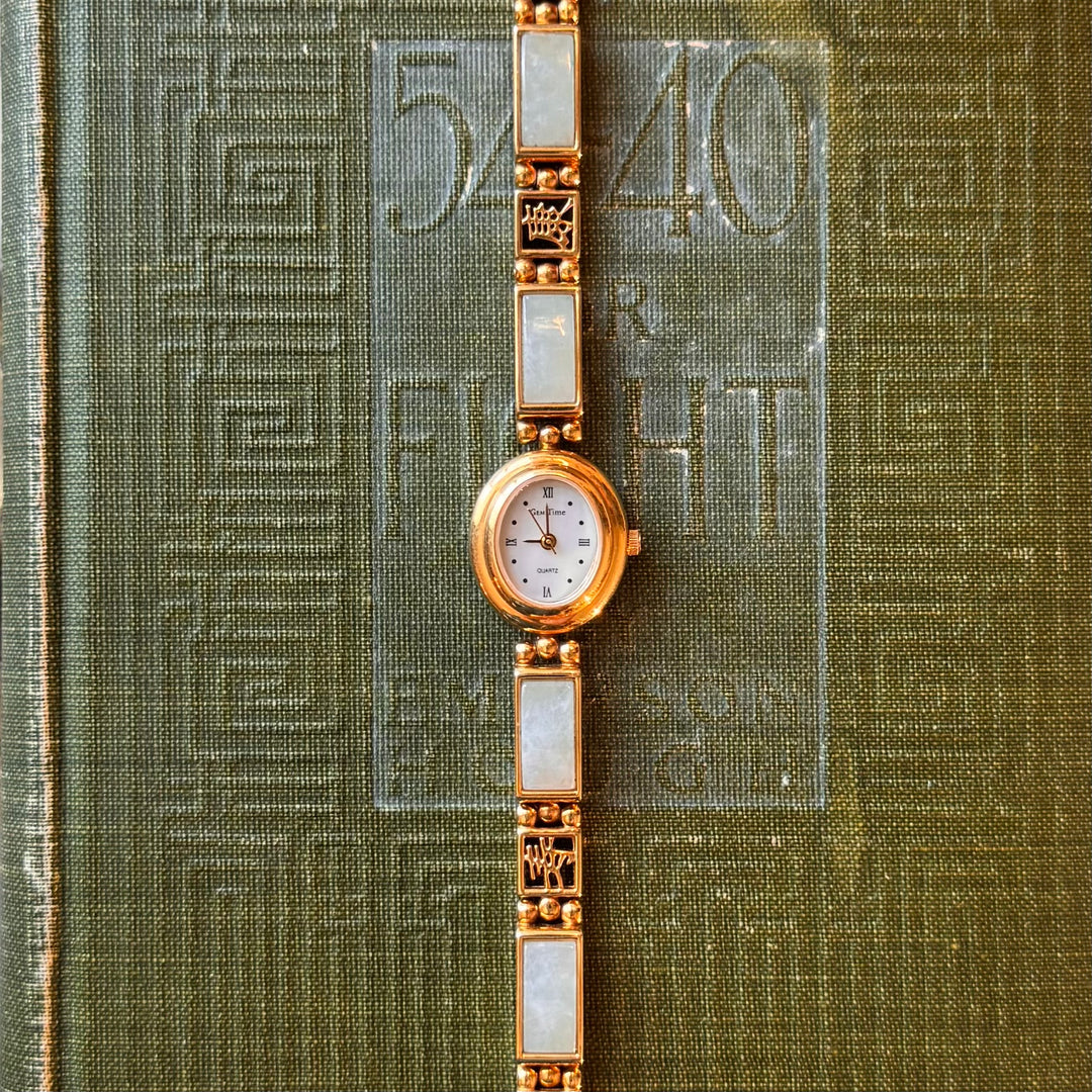 Gold Jade Watch