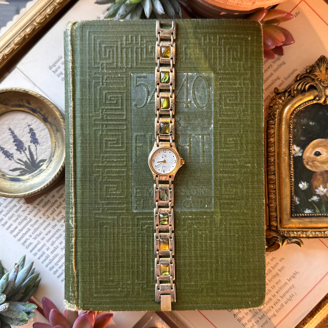 Gold Abalone Watch