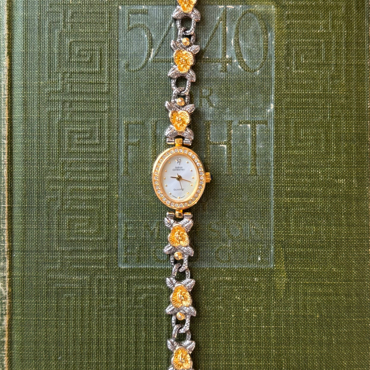 Two Tone Rose Watch