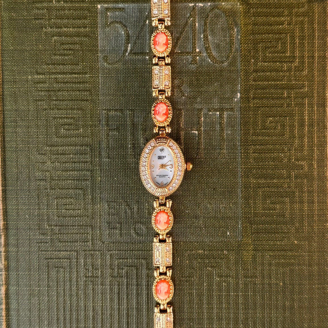 Gold Cameo Watch