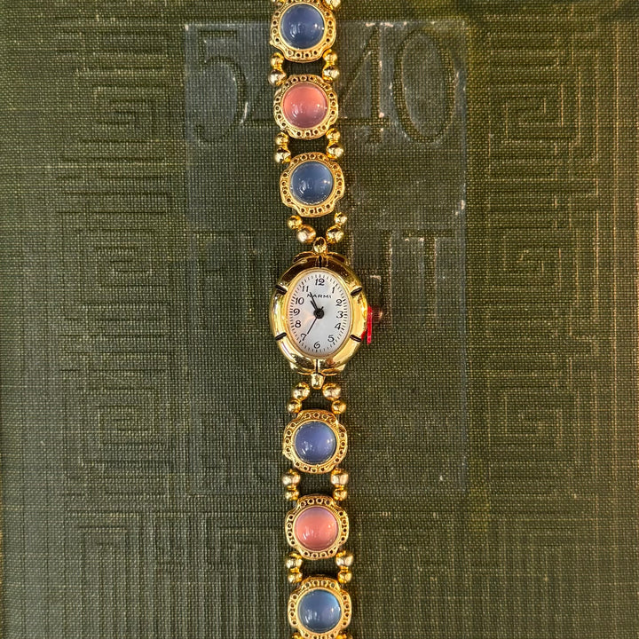 Gold Handmade Beaded Watch