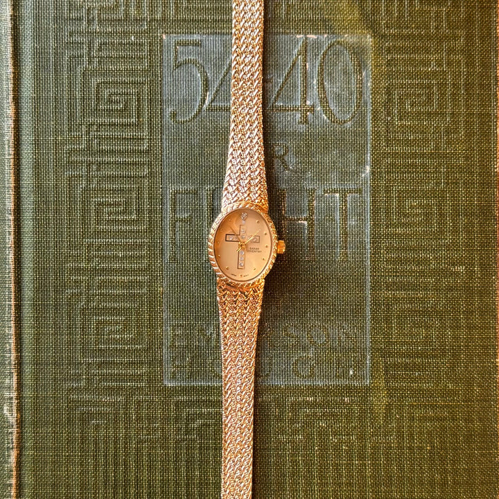 Gold Cross Watch