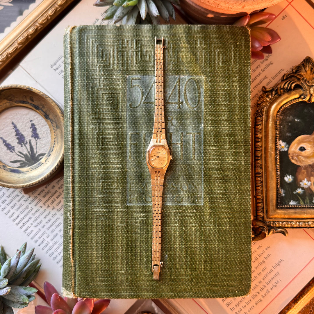 Gold Seiko Watch