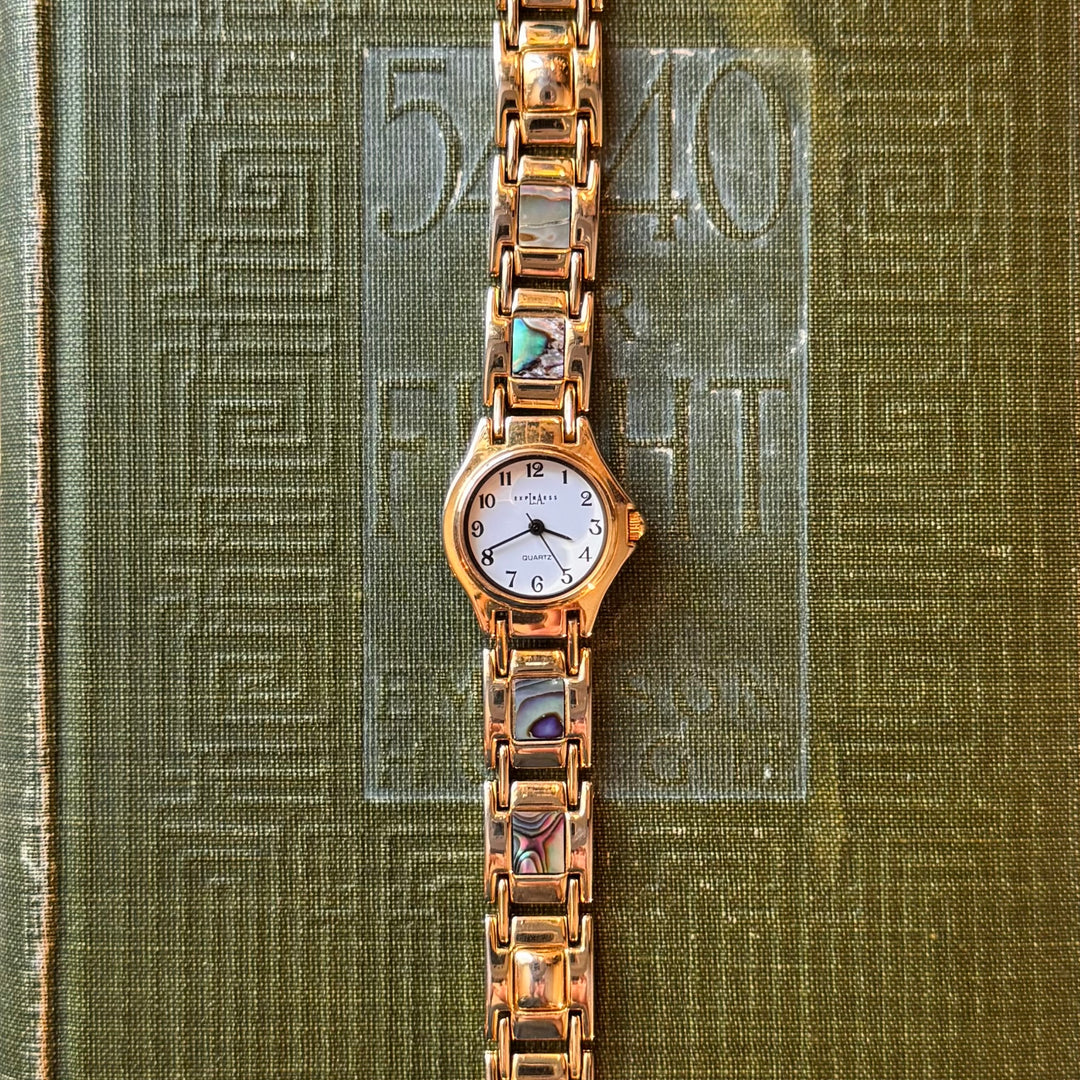 Gold Abalone Watch