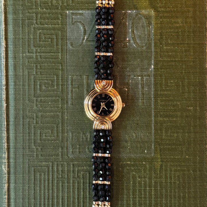 Gold Beaded Watch