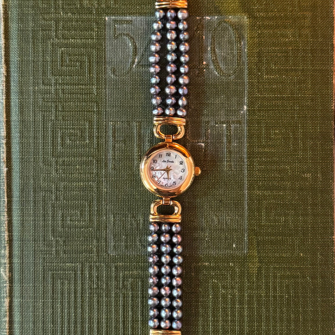 Gold Pearl Watch