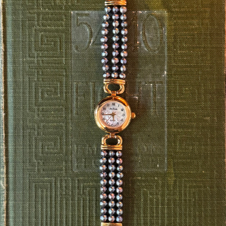 Gold Pearl Watch