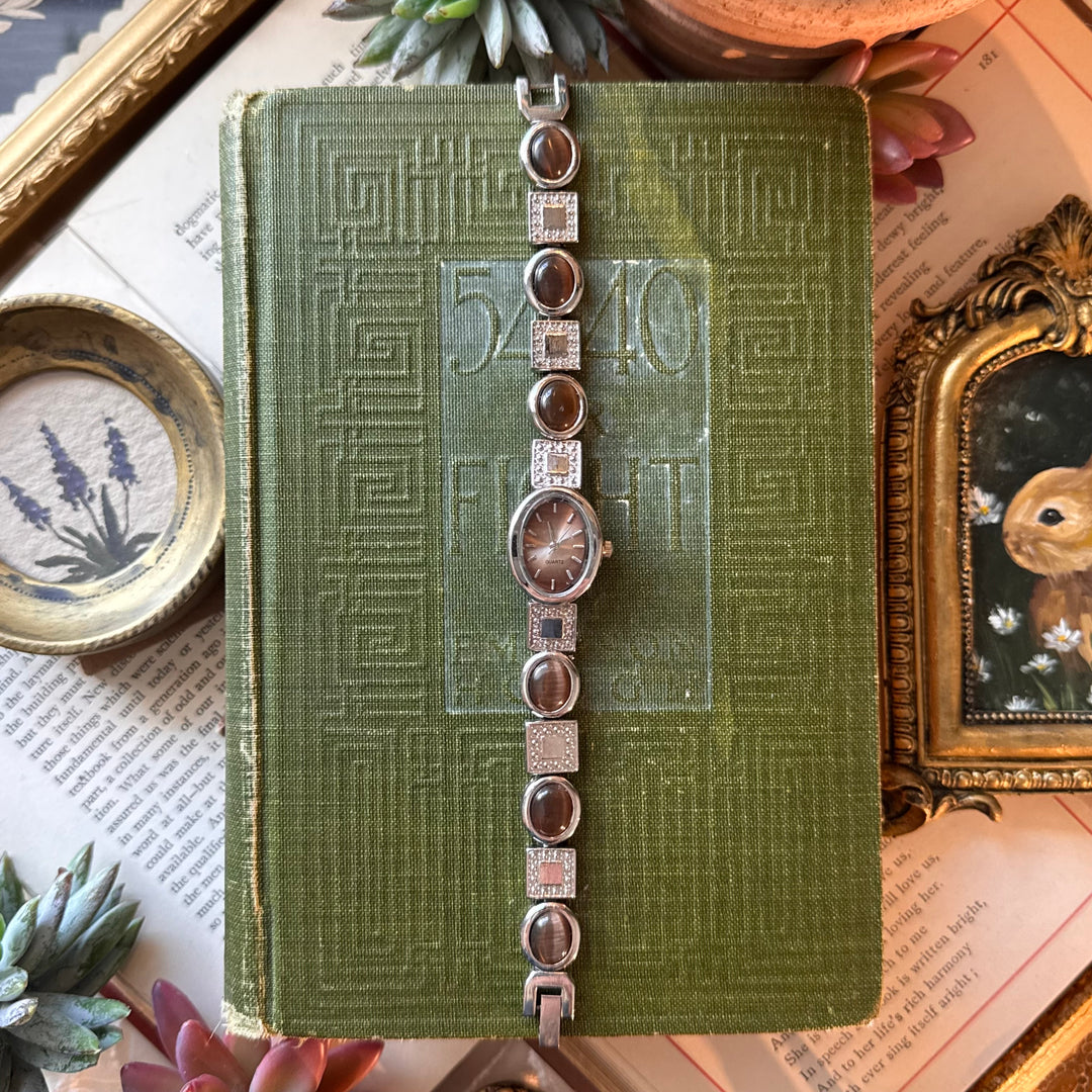 Silver Abalone Watch