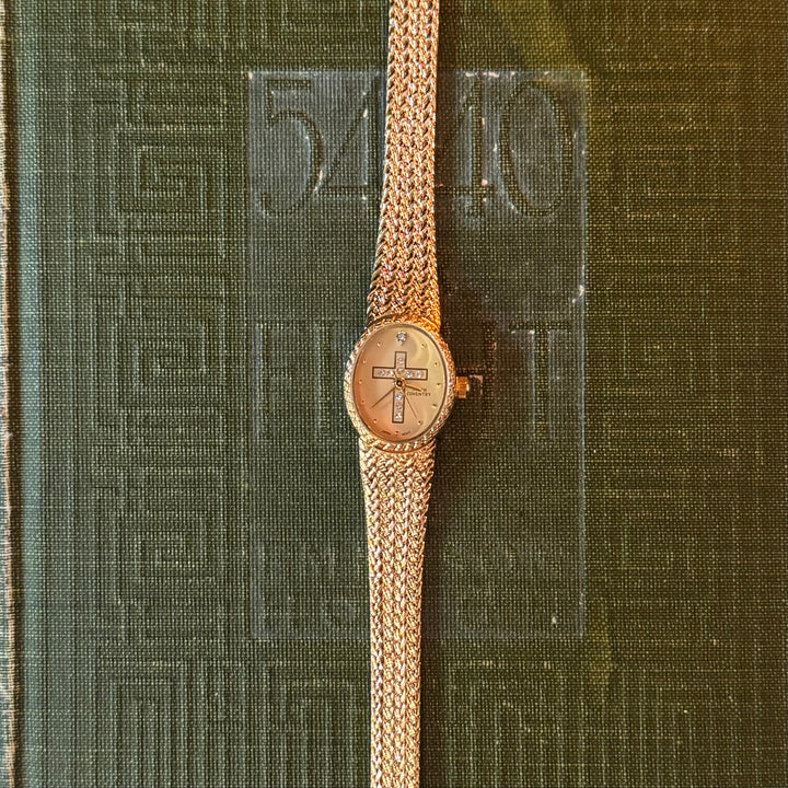 Gold Cross Watch
