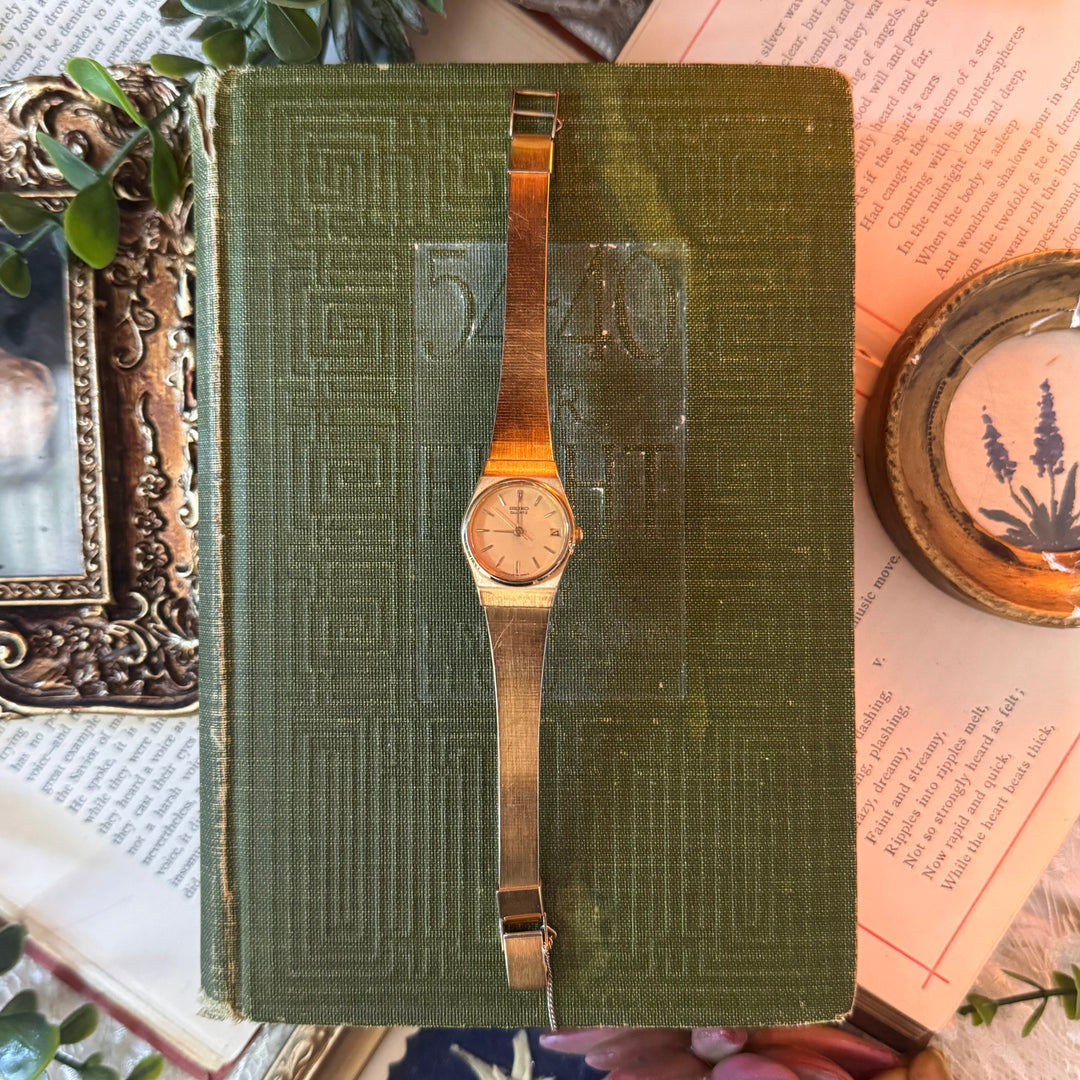 Gold Seiko Watch