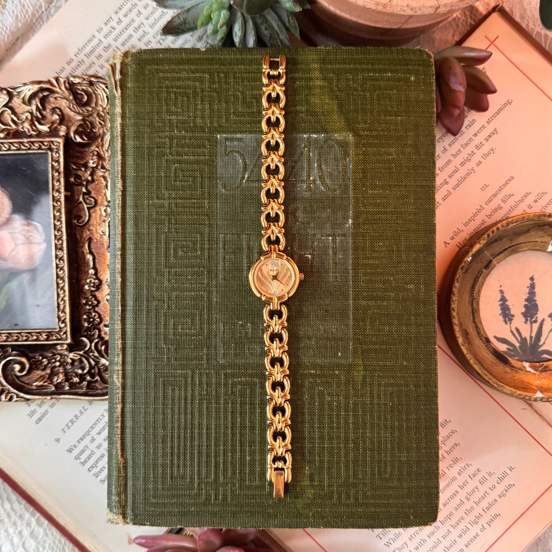 Gold Ornate Watch