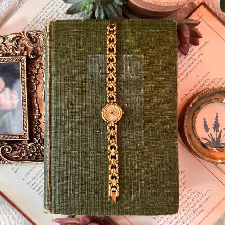 Gold Ornate Watch