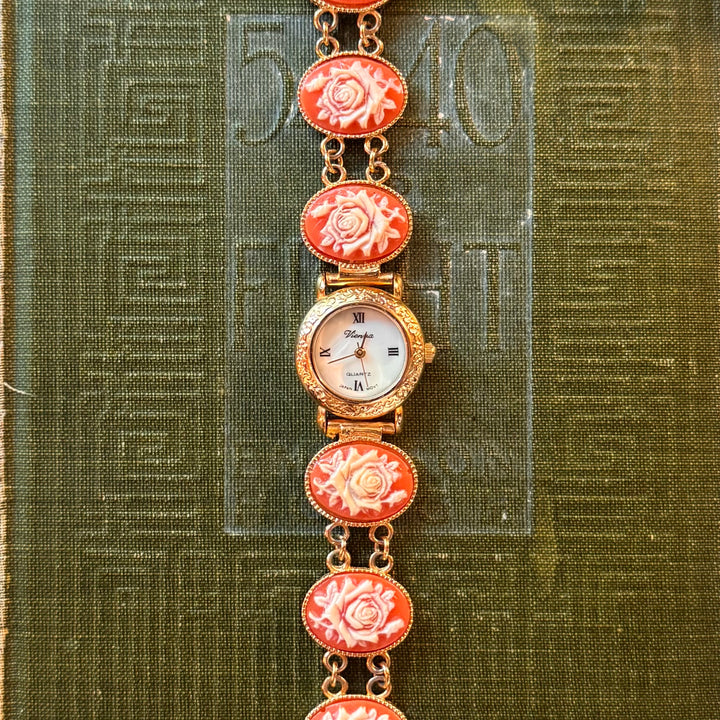 Gold Rose Watch
