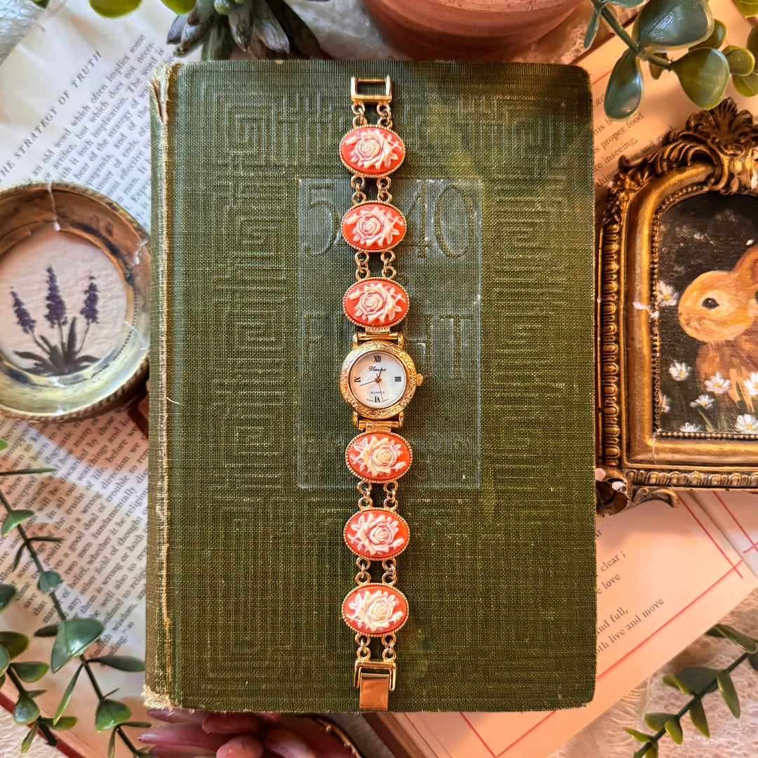 Gold Rose Watch