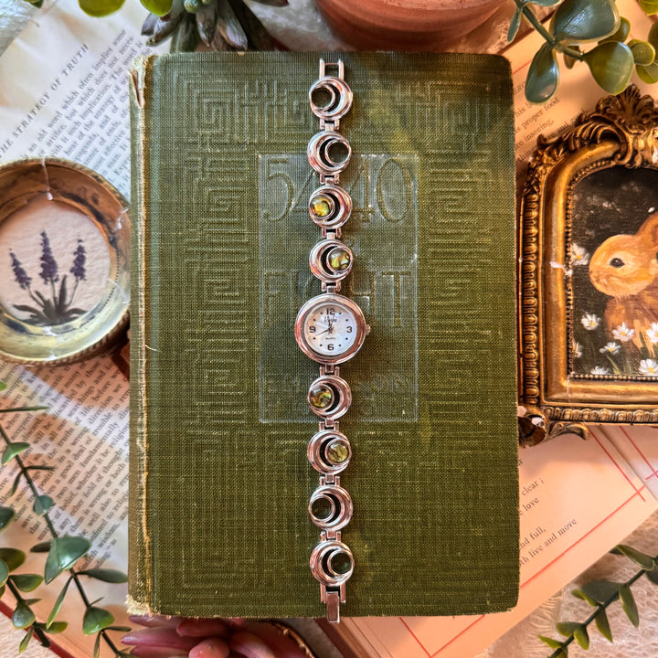 Silver Abalone Watch