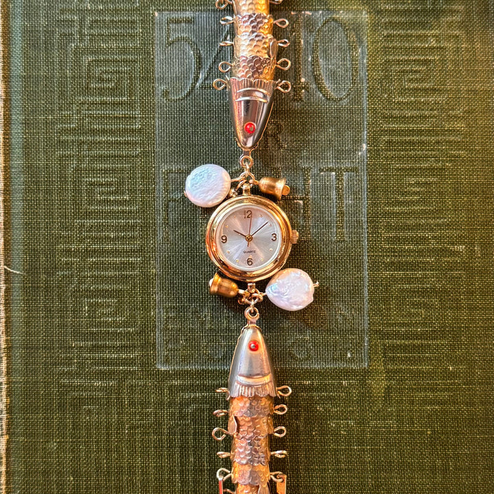 Handmade Fish Charm Watch