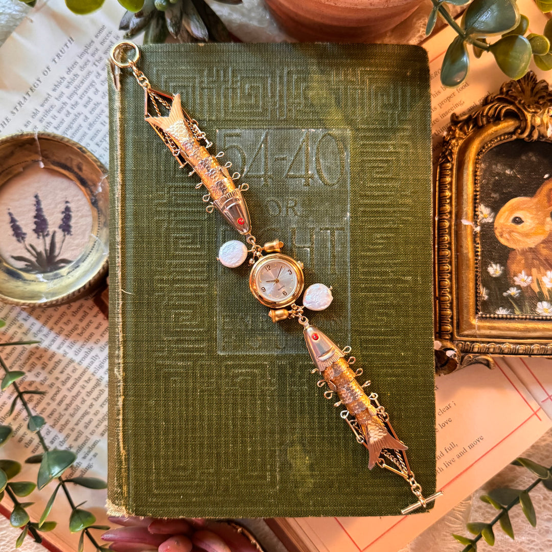 Handmade Fish Charm Watch