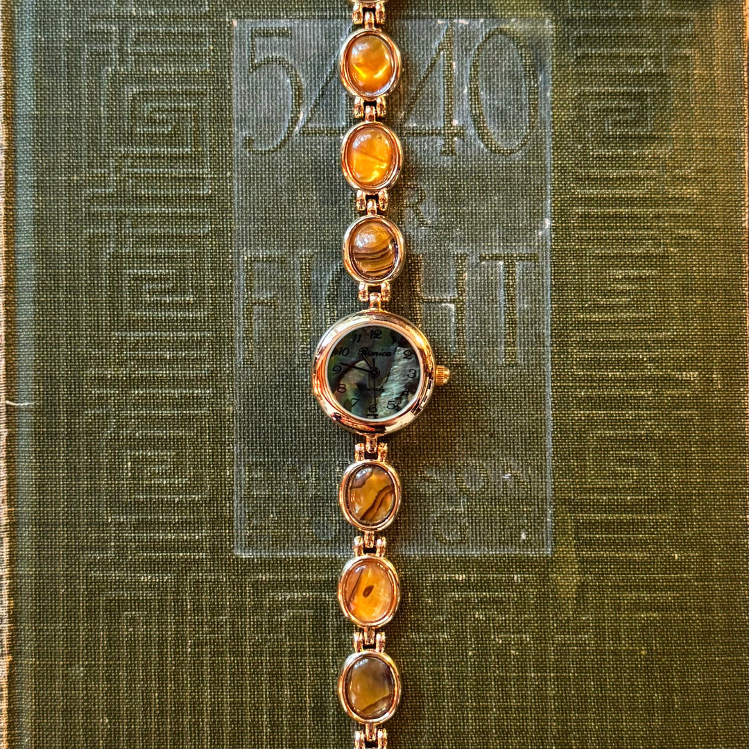 Gold Abalone Watch