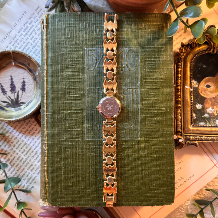Gold Tiger Eye Stone Watch