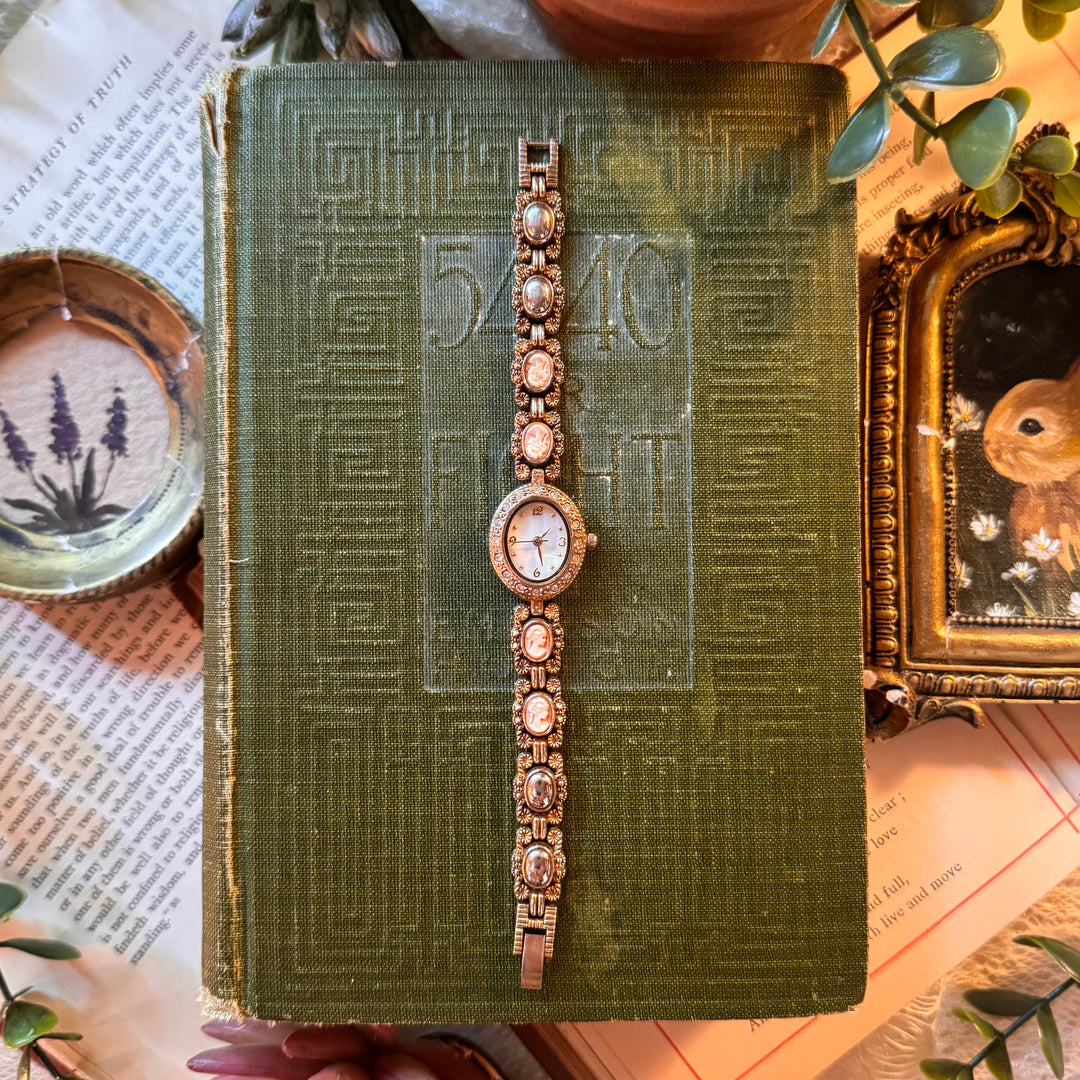 Gold Cameo Watch