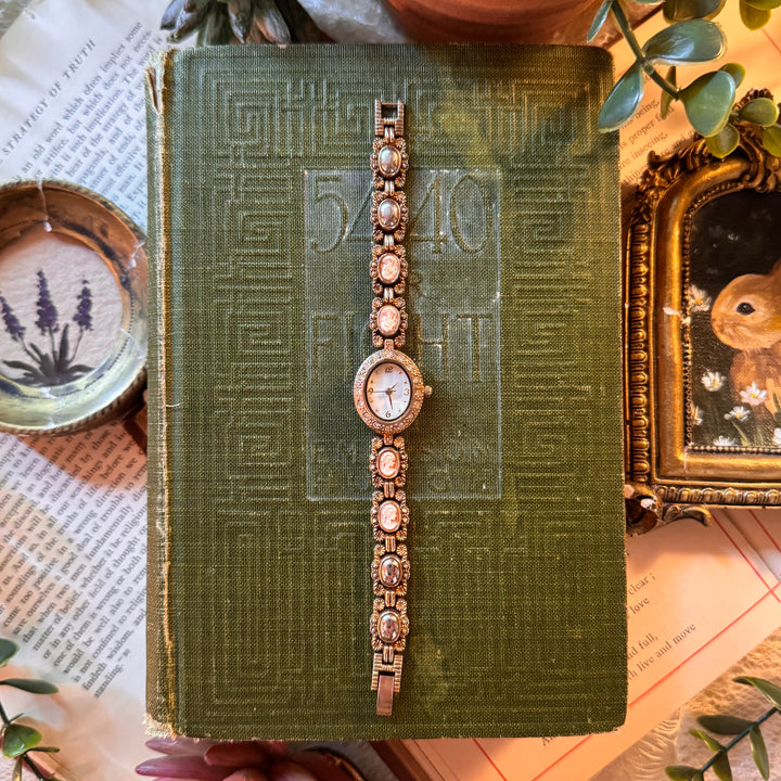 Gold Cameo Watch