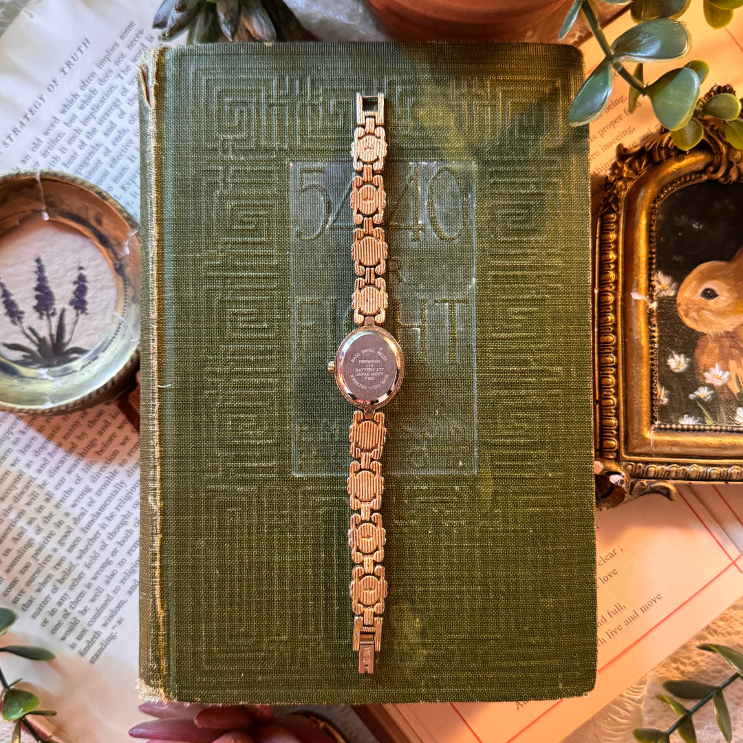 Gold Cameo Watch