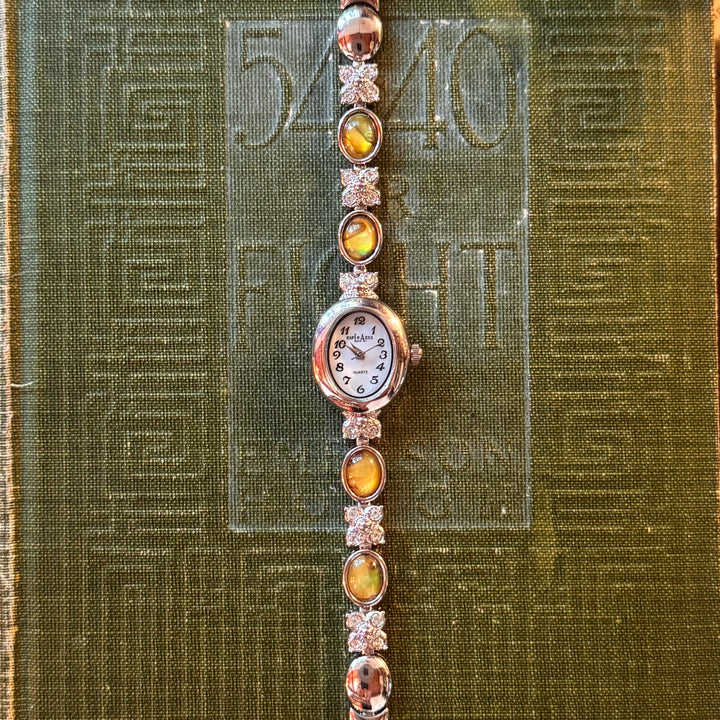 Silver Abalone Watch