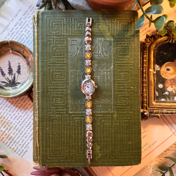 Silver Abalone Watch