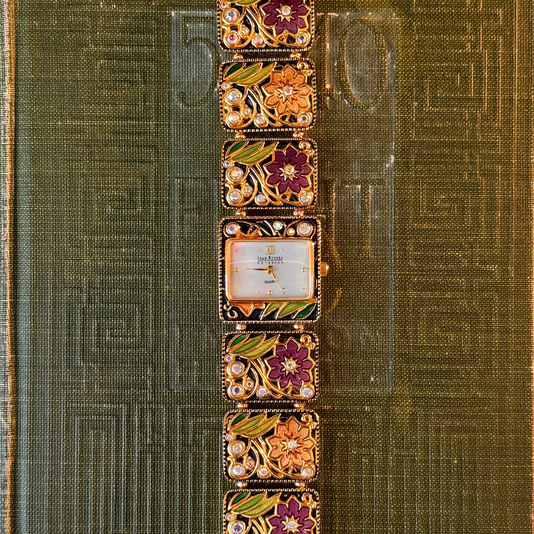 Repurposed Gold Joan Rivers Watch