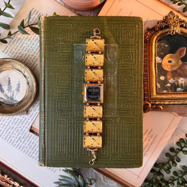 Repurposed Gold Joan Rivers Watch