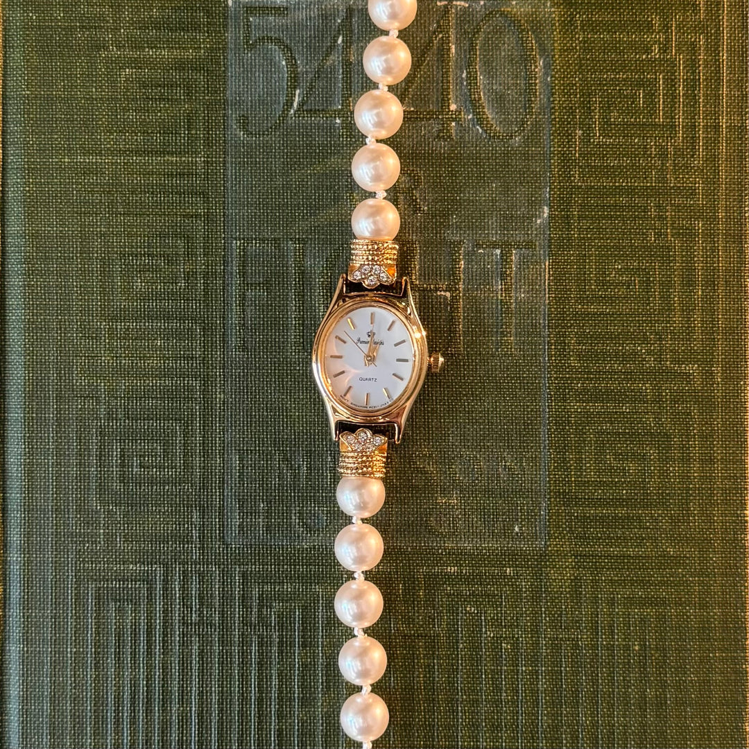 Gold Pearl watch