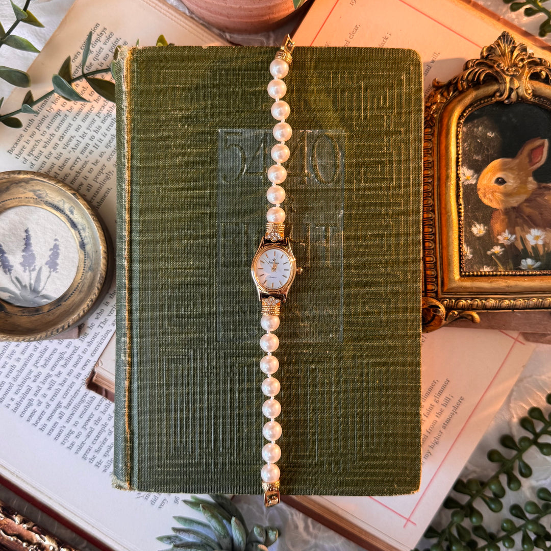 Gold Pearl watch