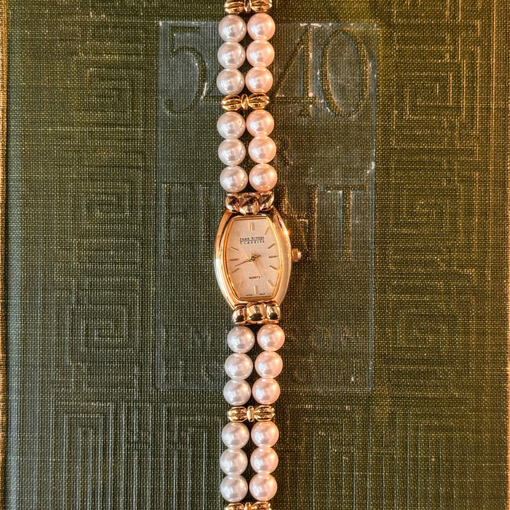 Gold Pearl Watch