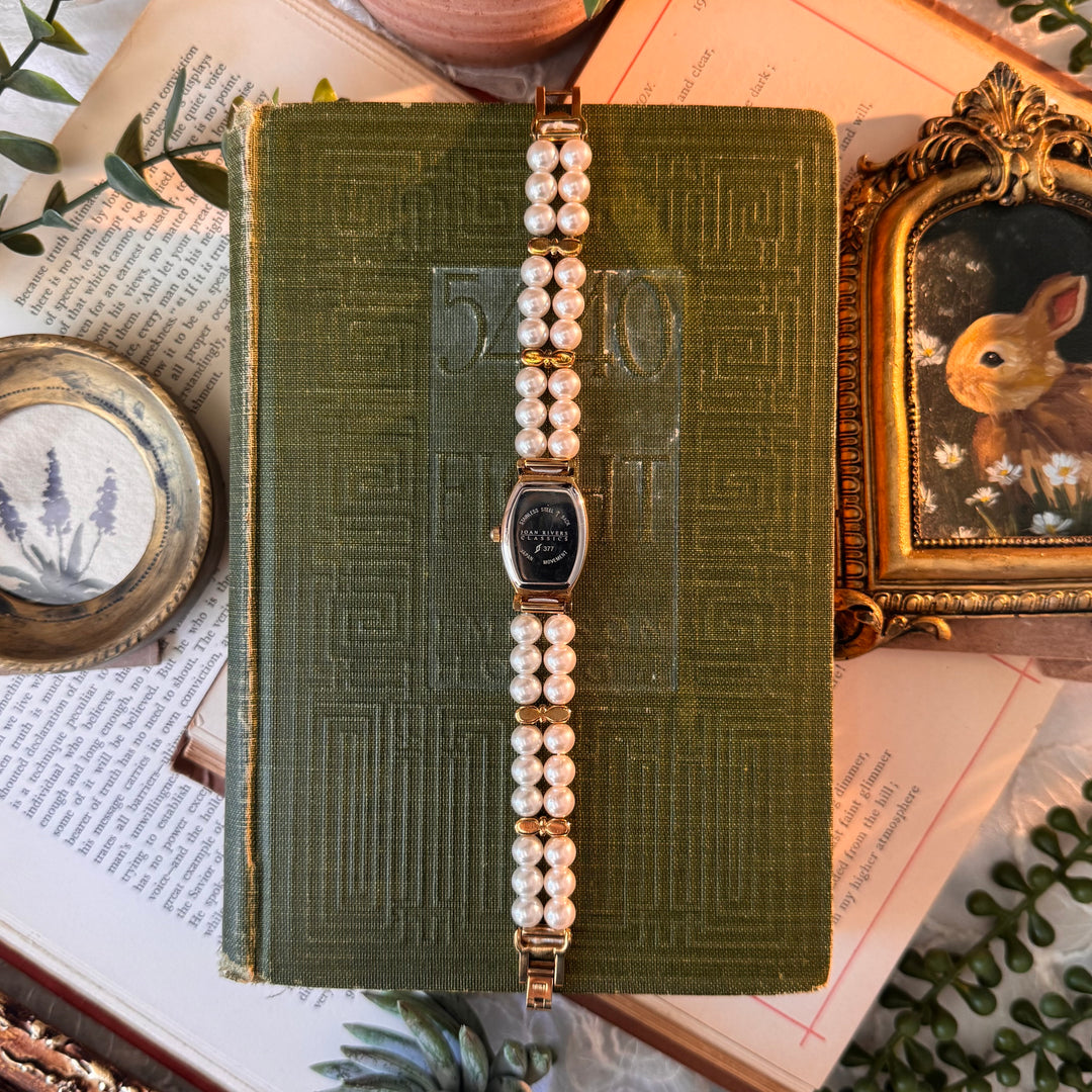 Gold Pearl Watch