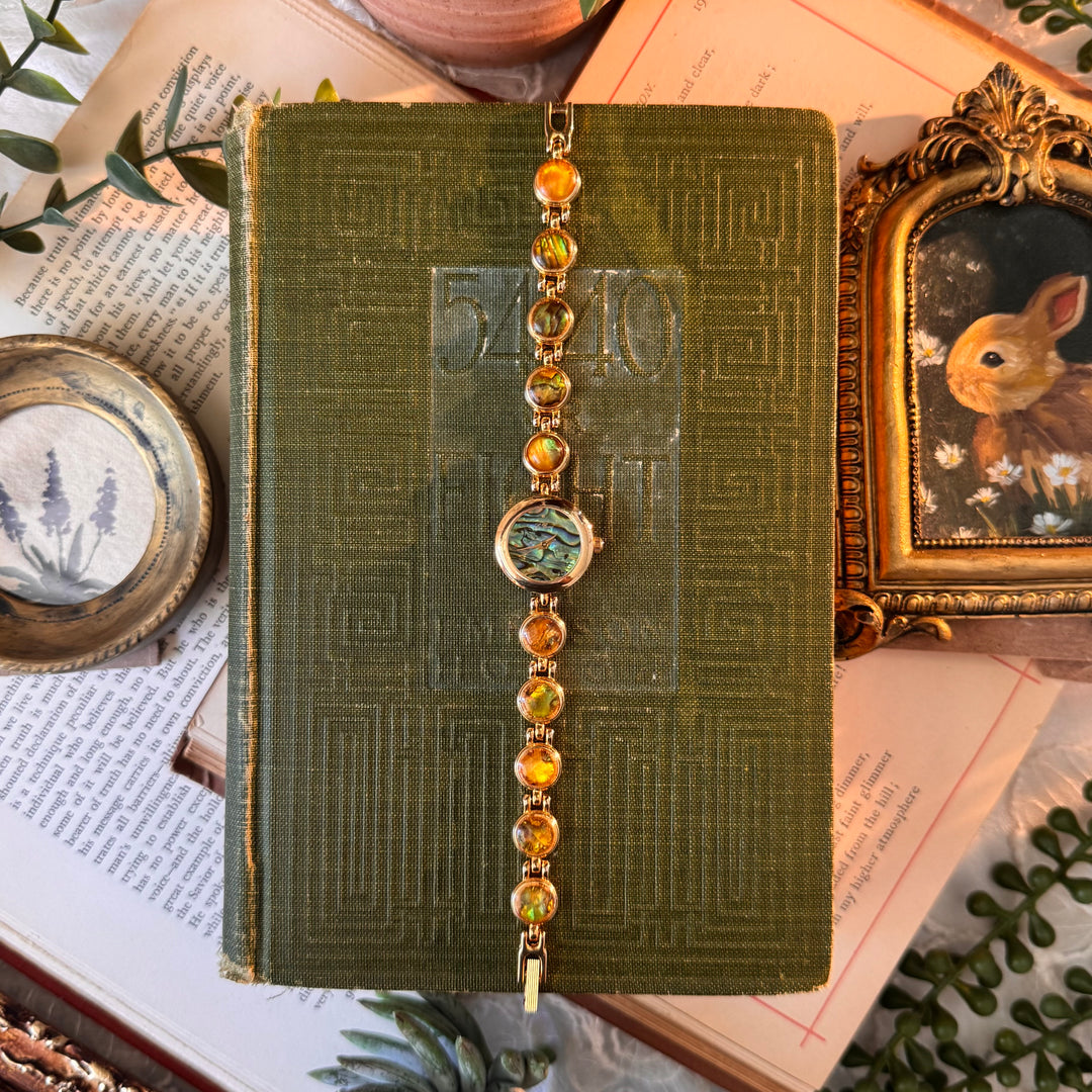 Gold Abalone Watch