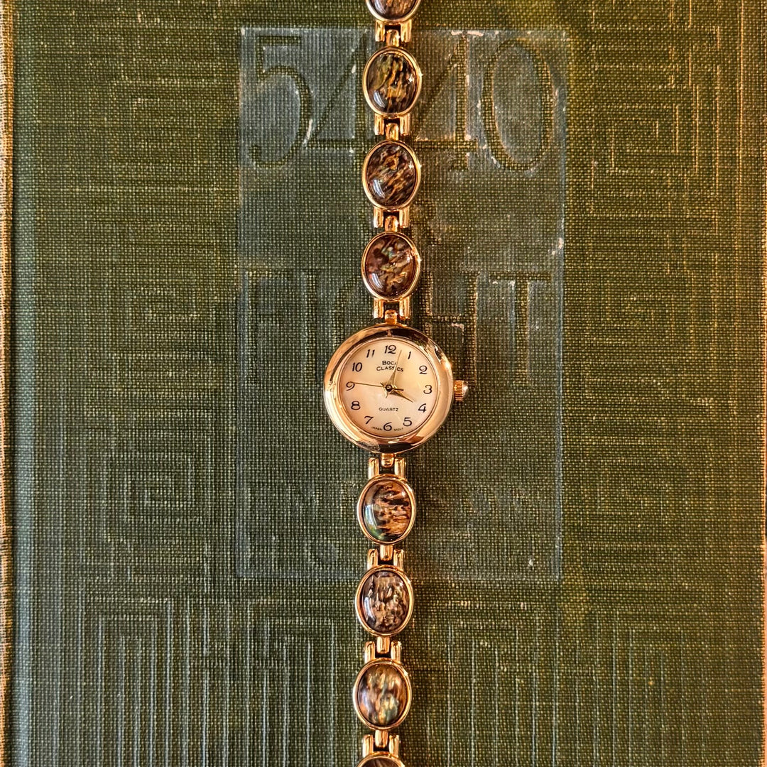 Gold Abalone Watch