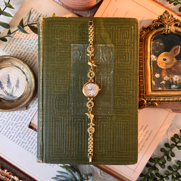 Gold Abalone Dolphin Watch