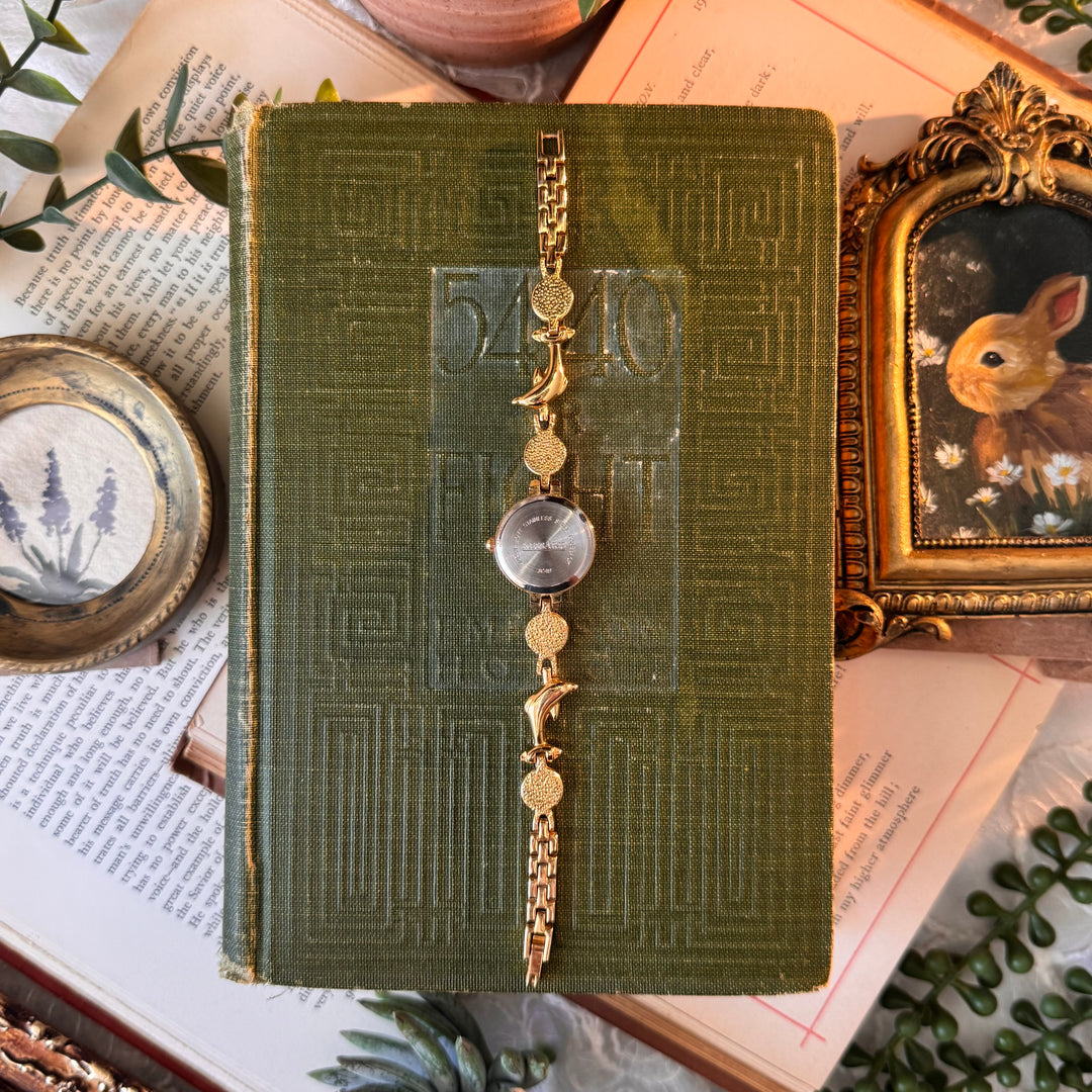 Gold Abalone Dolphin Watch