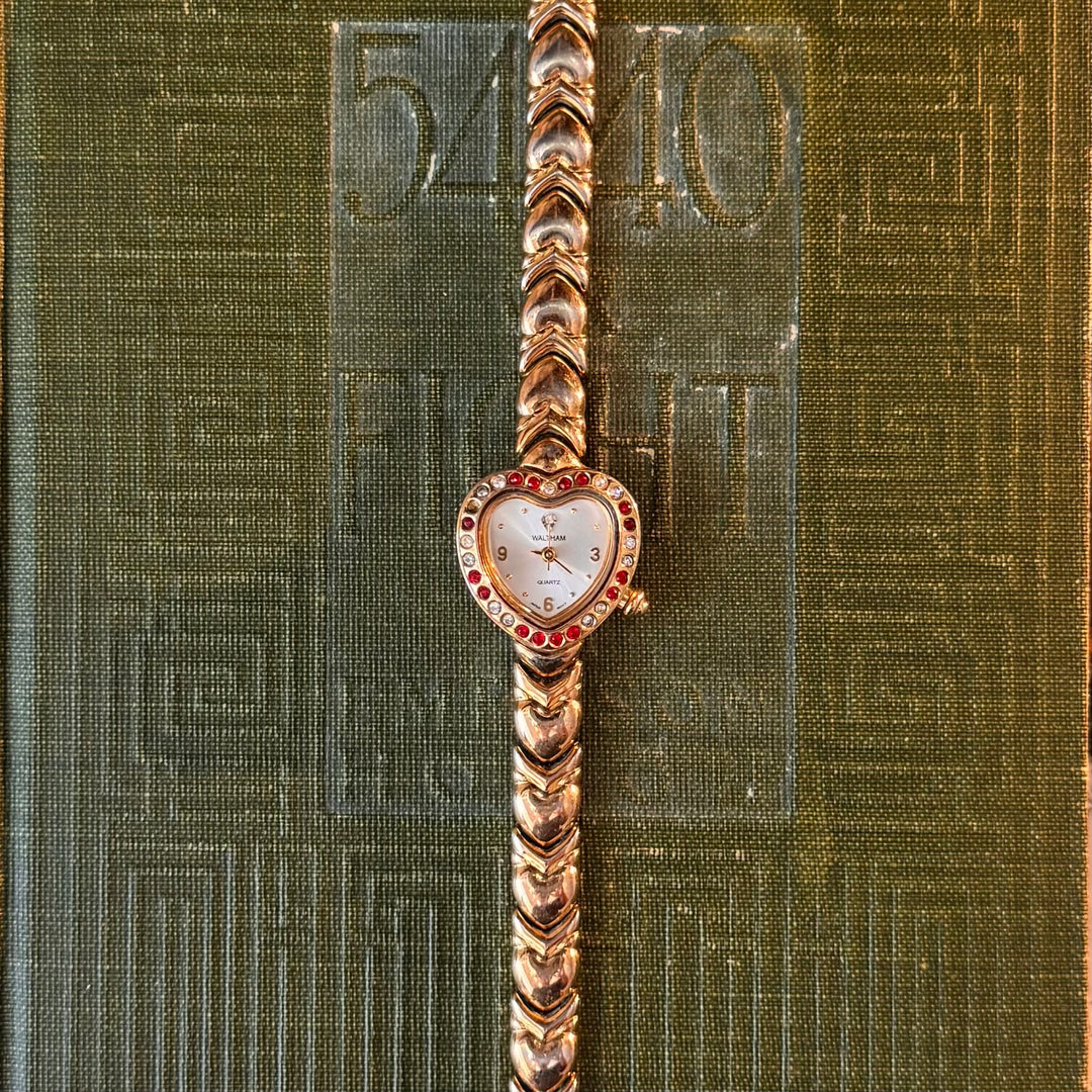 Gold Heart Watch