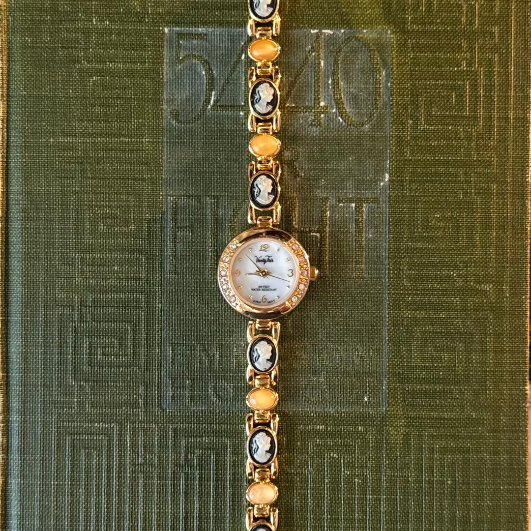 Gold Cameo Watch