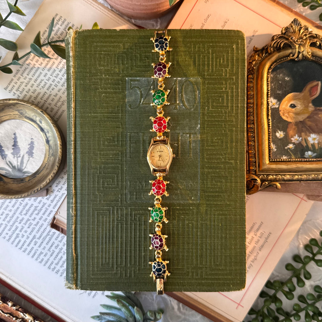Rare Gold Turtle Watch
