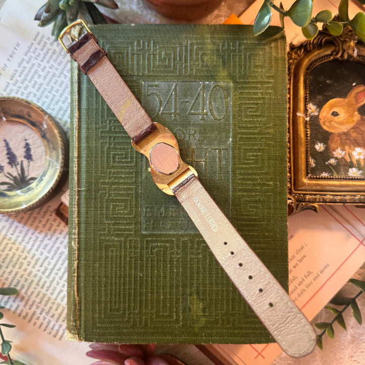 gold Salvador Dali Inspired Watch