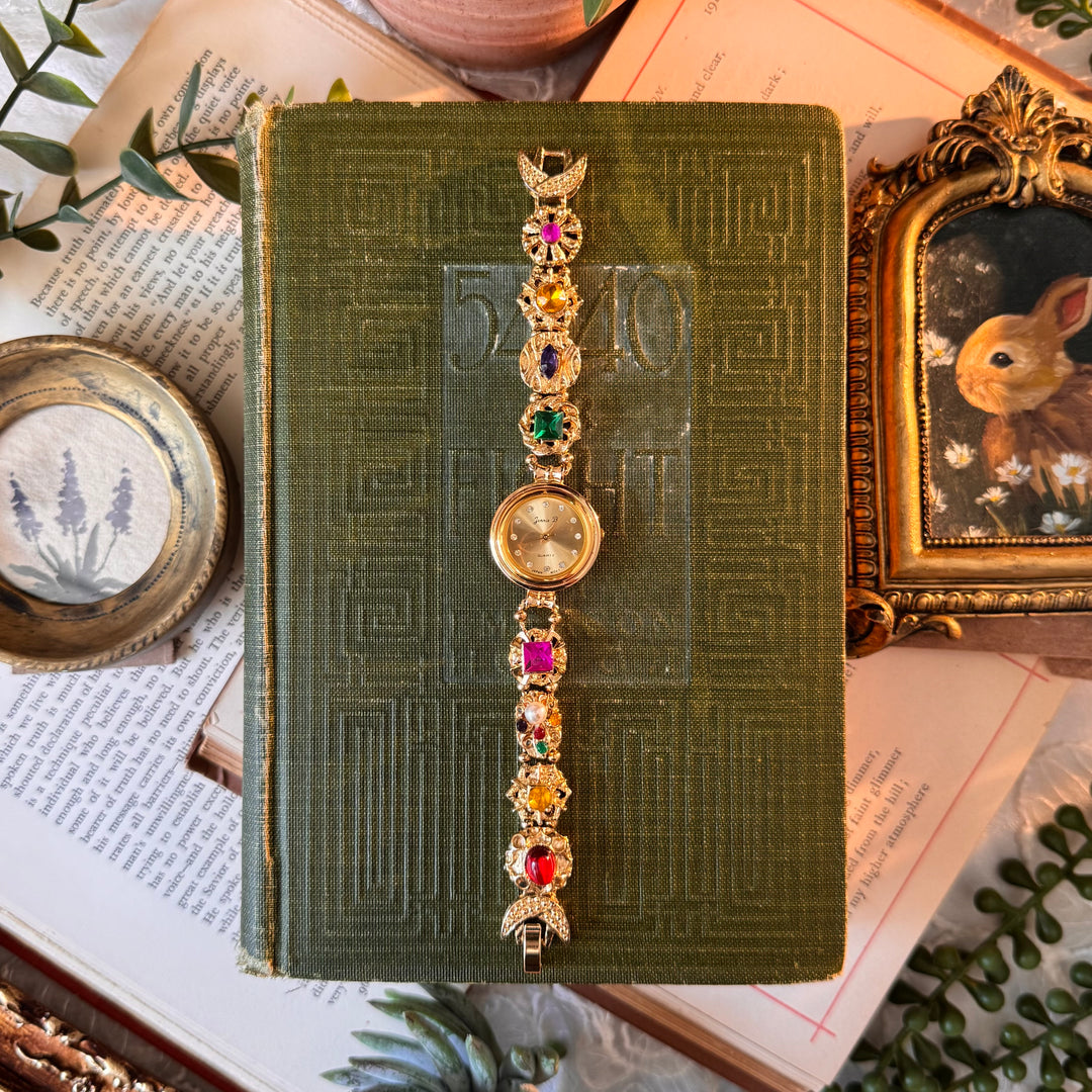 Repurposed Gold Charm Watch