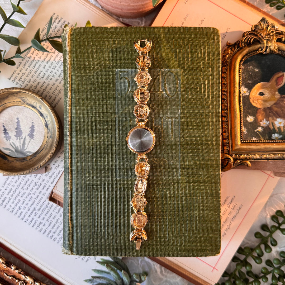 Repurposed Gold Charm Watch