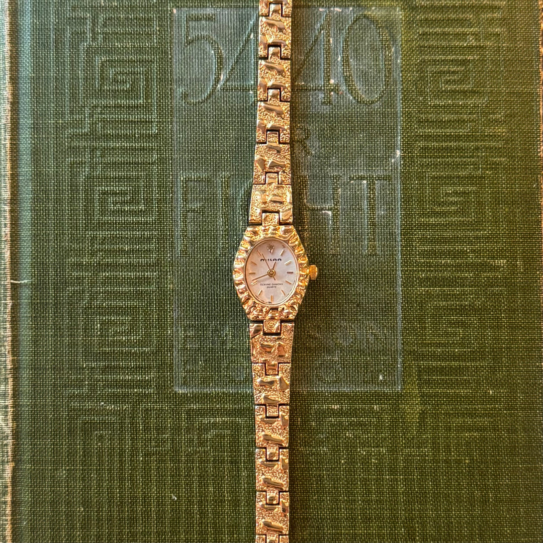 Gold Nugget Texture Watch