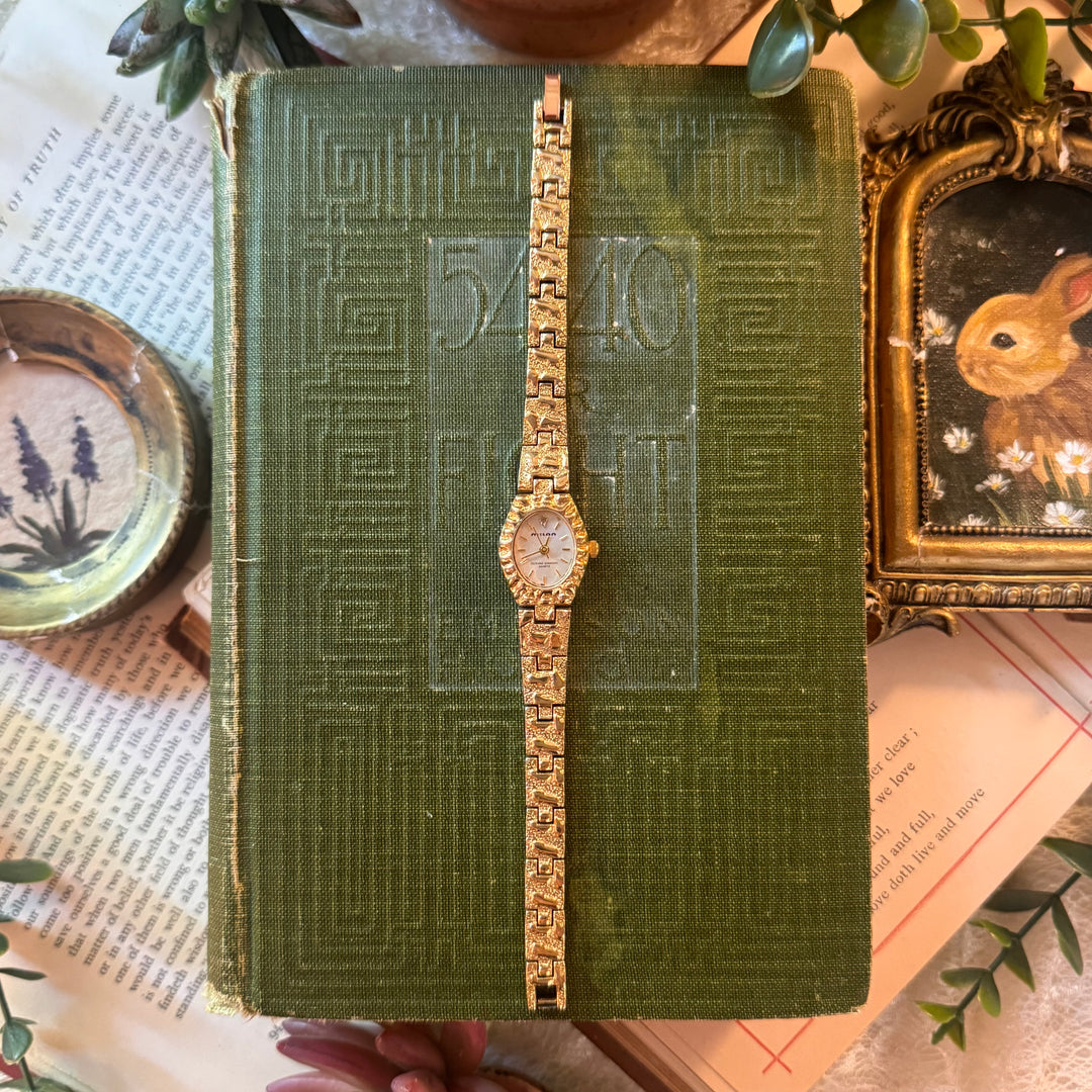 Gold Nugget Texture Watch