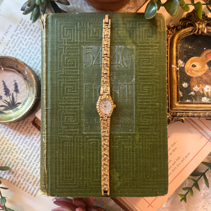 Gold Nugget Texture Watch