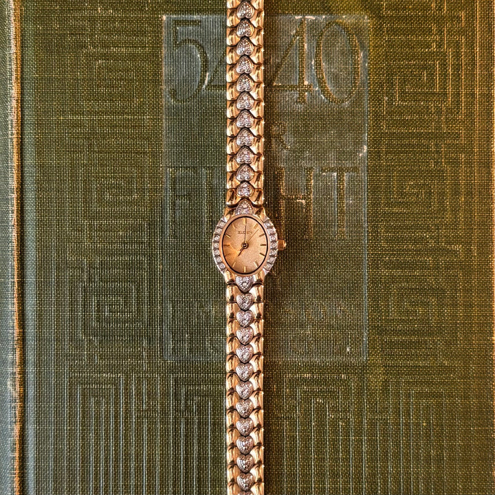 Two Tone Heart Watch